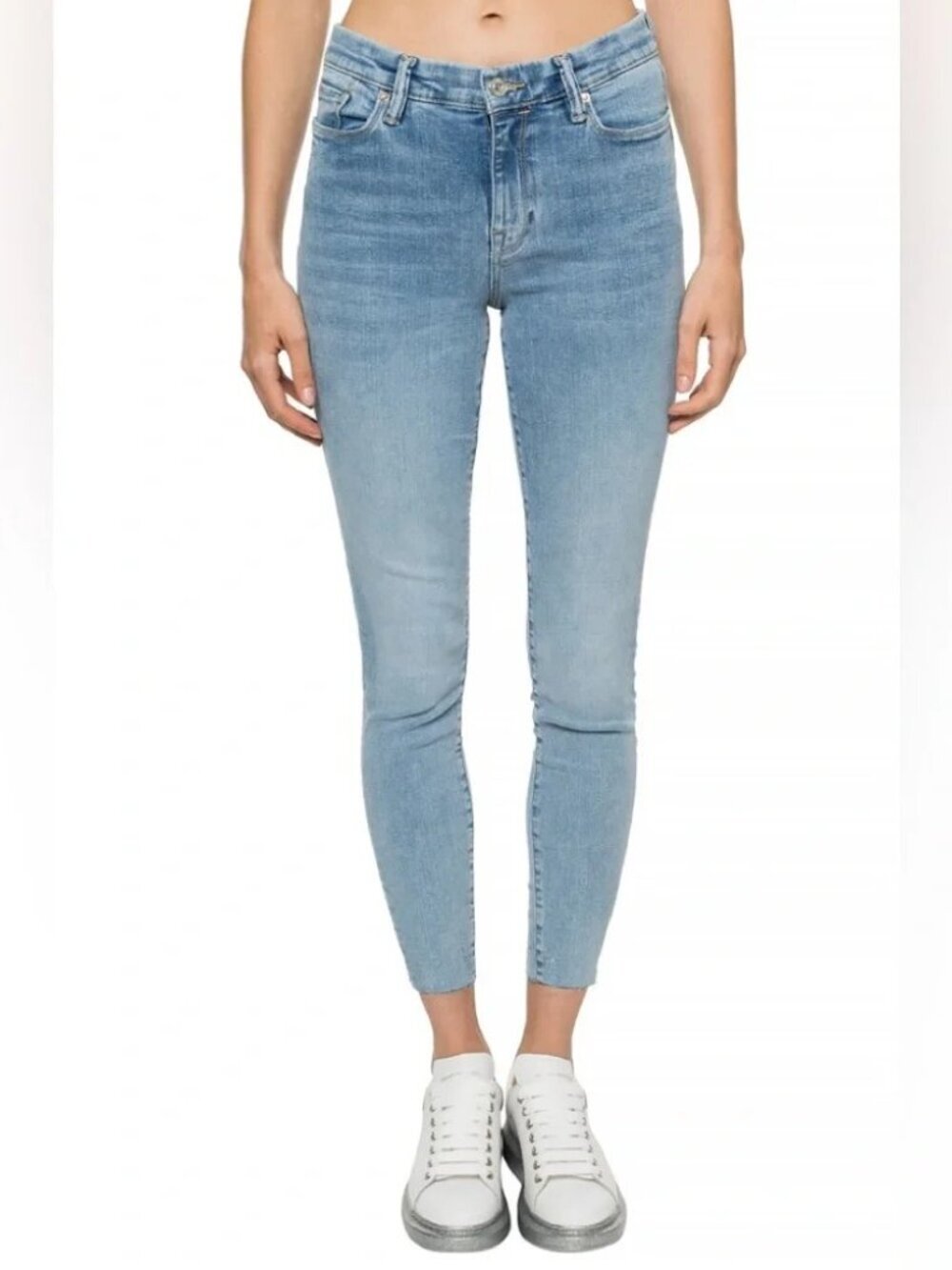 All Saints Grace Jeans in Light Indigo Blue Size 27